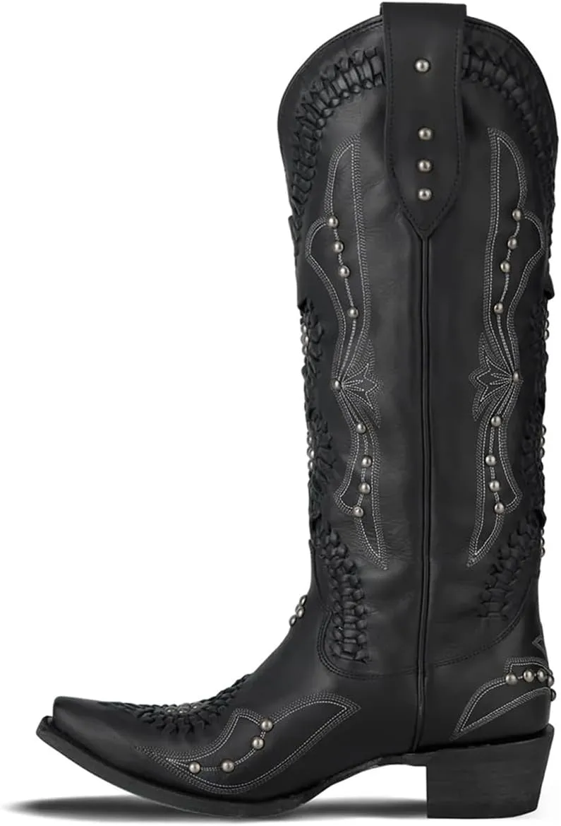 Cowboy Boots for Women Knee High Western Cowgirl Boots
