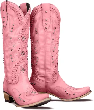 Cowboy Boots for Women Knee High Western Cowgirl Boots