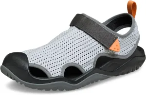 Crocs Men's Swiftwater Mesh Deck Sandals, Mirage, 8