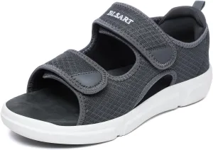 Diabetic Sandals for Men Wide Toe Swollen Feet Adjustable for Foot Pain ReliefOpen Toe Casual Athletic Sandals for Outdoor Beach Travel Summer