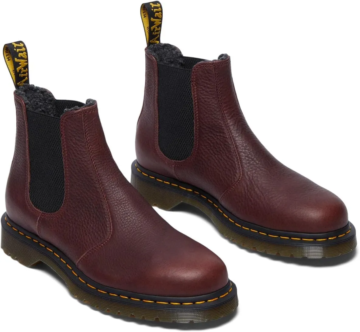 Dr. Martens Unisex-Adult 2976 Warmwair Grizzly Leather Chelsea Boots