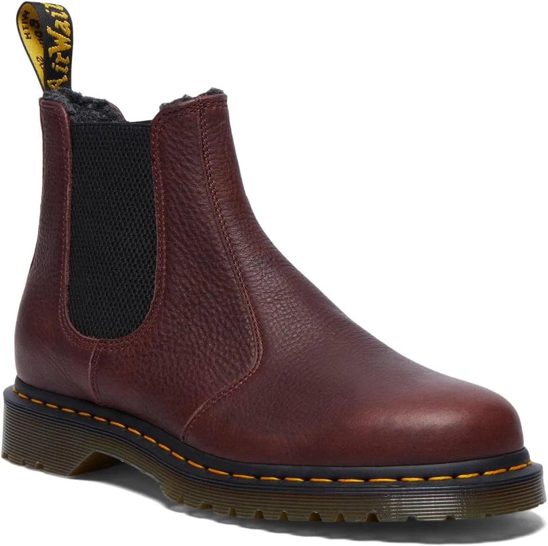 Dr. Martens Unisex-Adult 2976 Warmwair Grizzly Leather Chelsea Boots