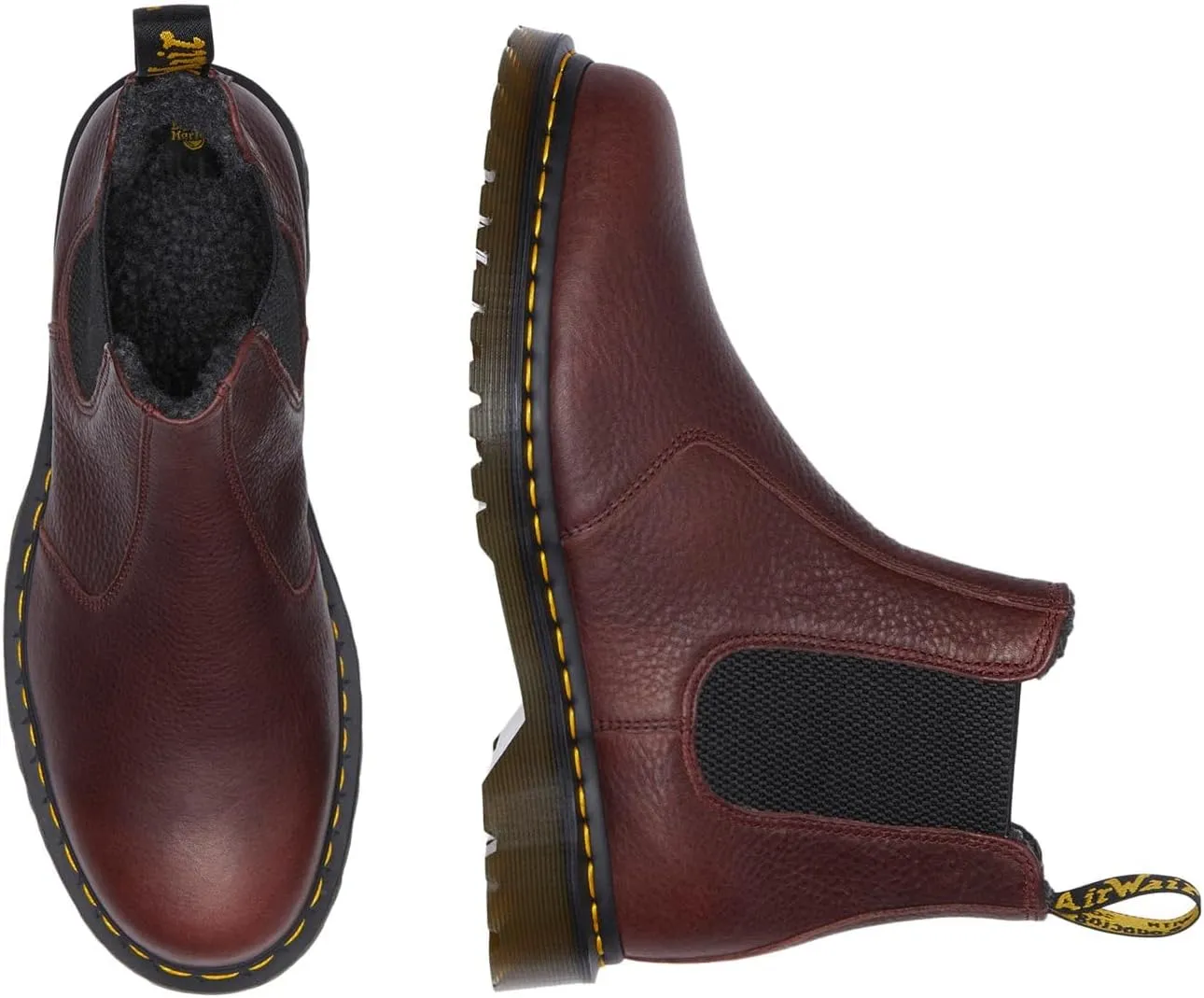 Dr. Martens Unisex-Adult 2976 Warmwair Grizzly Leather Chelsea Boots