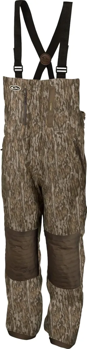 Drake Mens Guardian Elite Hunting Insulated Bib, Mossy Oak Bottomland, XX-Large
