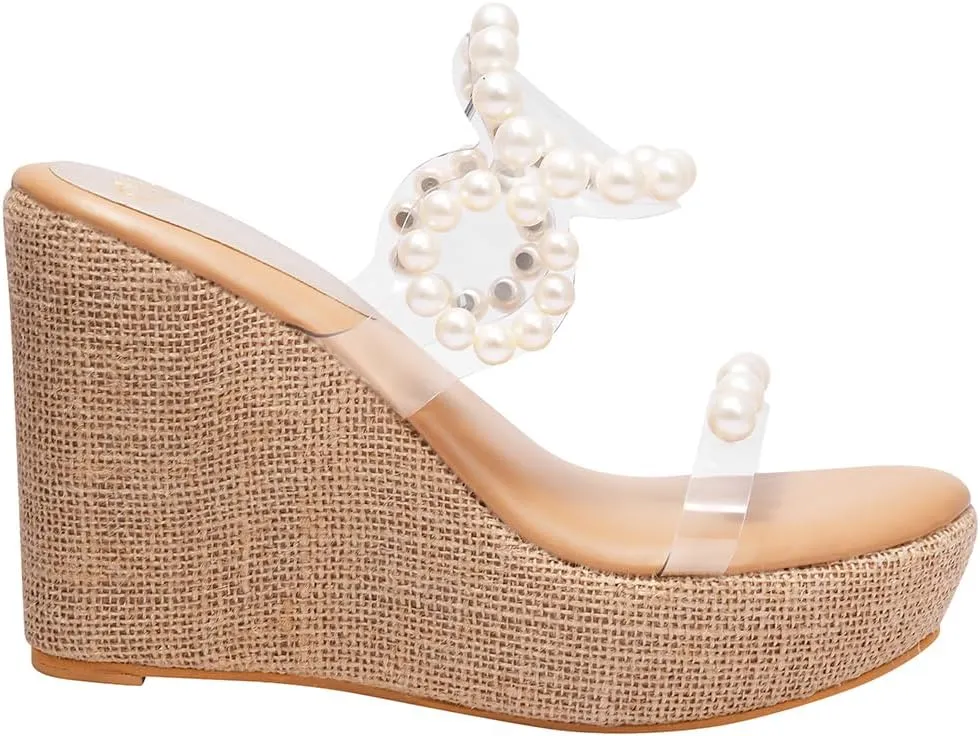 Ethnic Attractive Casual Comfortable Fahsion Stylish Wedges Heels Sandal For Women's & Girl's
