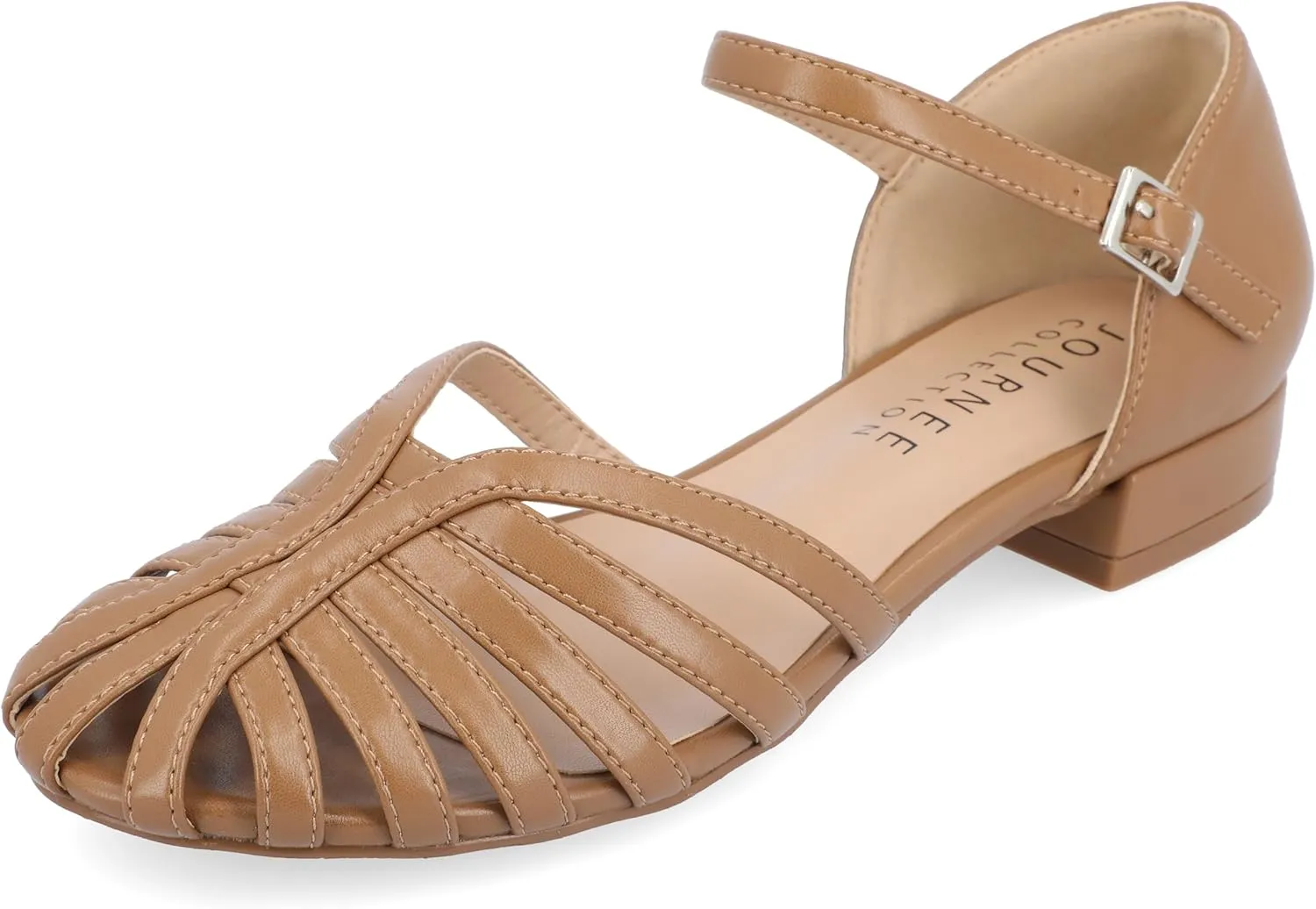 Faux Leather Fisherman Sandals by Journee Collection