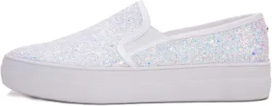 FEVERSOLE Women's Fashion Slip On Sneaker Casual Platform Loafers