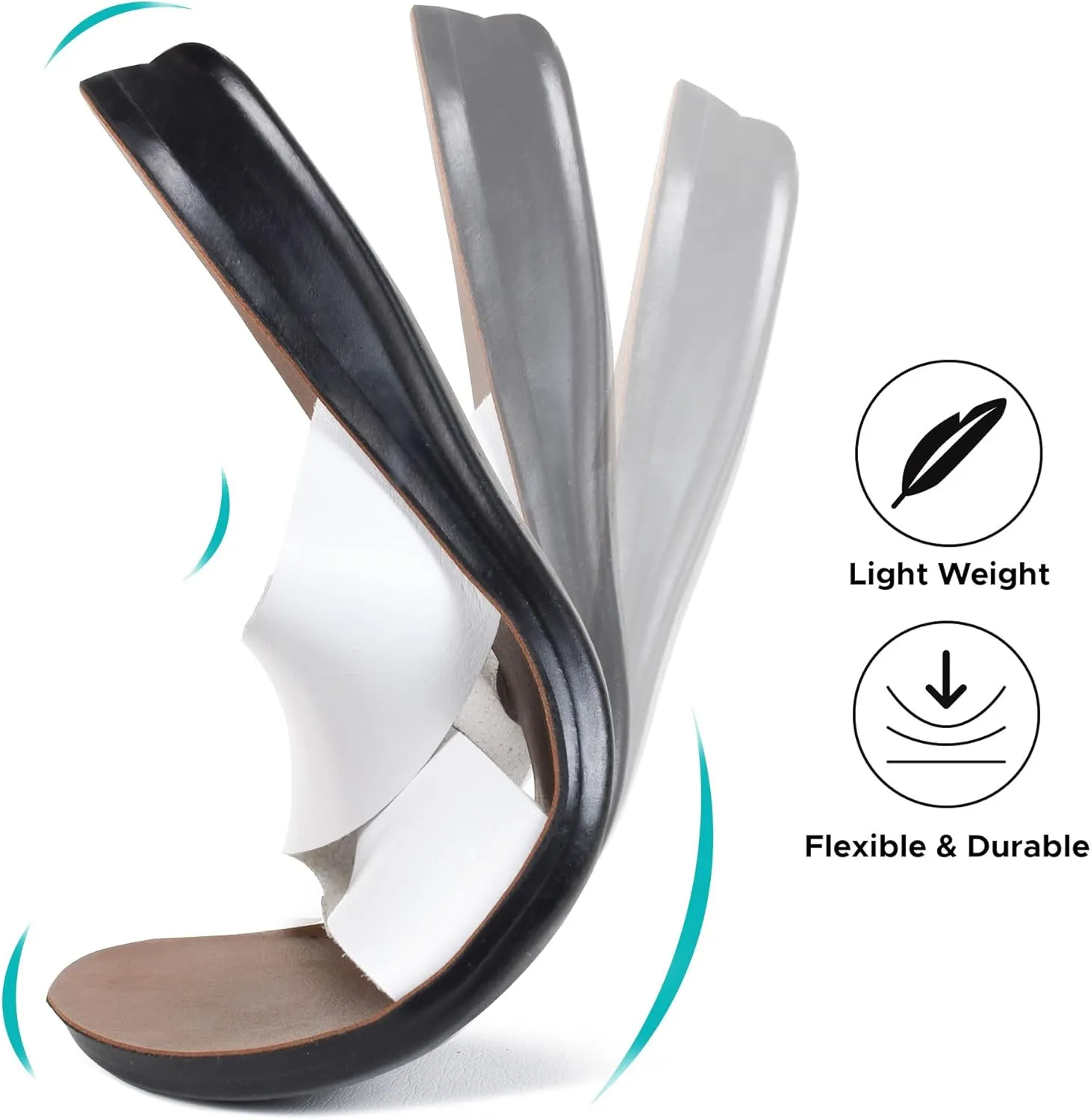 Flat Sandals For Women - Walking Summer Vacation Essentials Ladies Flip Flops – Comfortable Arch Support Orthotic Sandals For Women – Casual Outdoor Fashion Dressy Non Slip Footwear