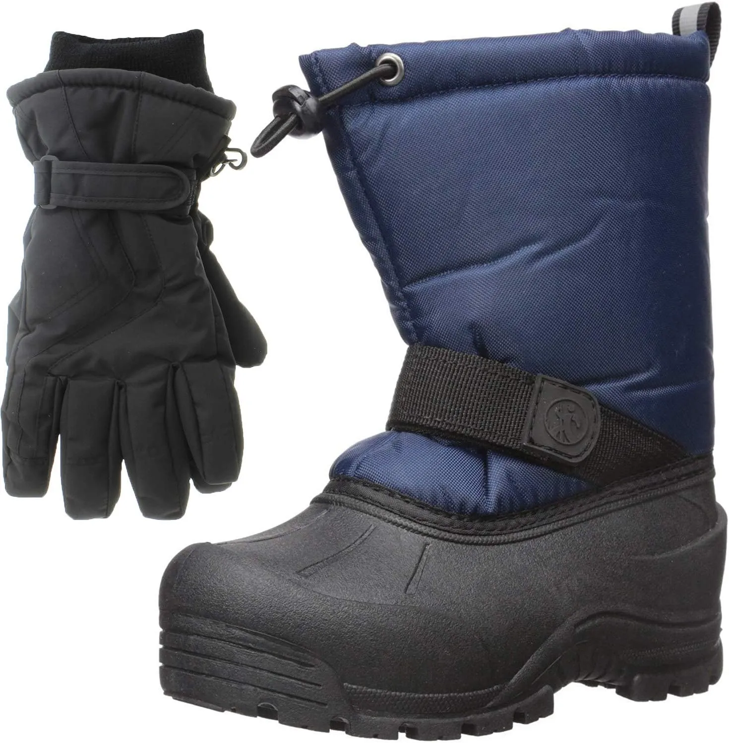 Frosty Kids Winter Snow Boots & Gloves Combo for Girls & Boys