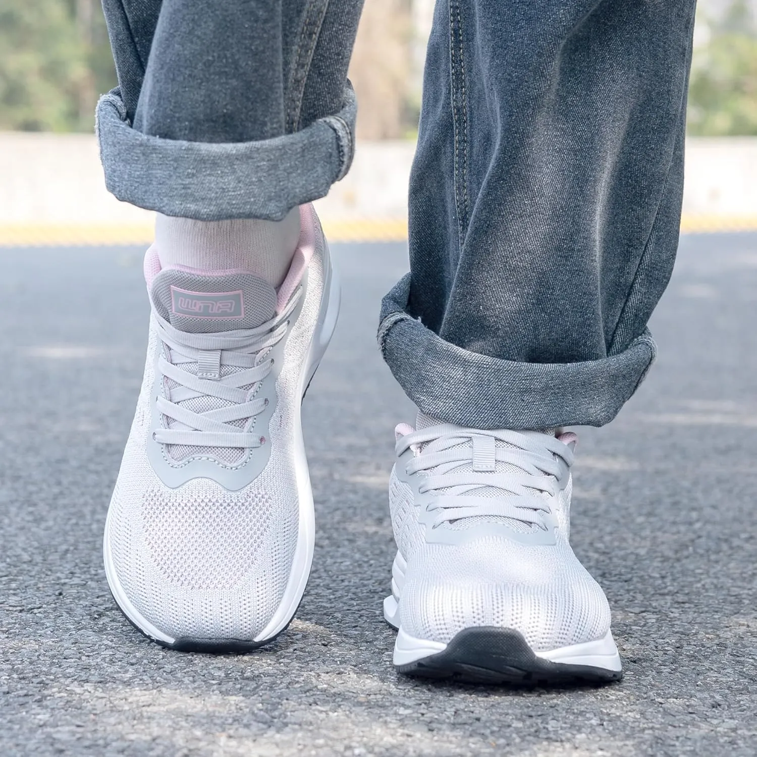 GANNOU Wide Toe Box Shoes Women Running Sneakers Wide Width Walking Tennis Shoes for Gym Workout Fitness