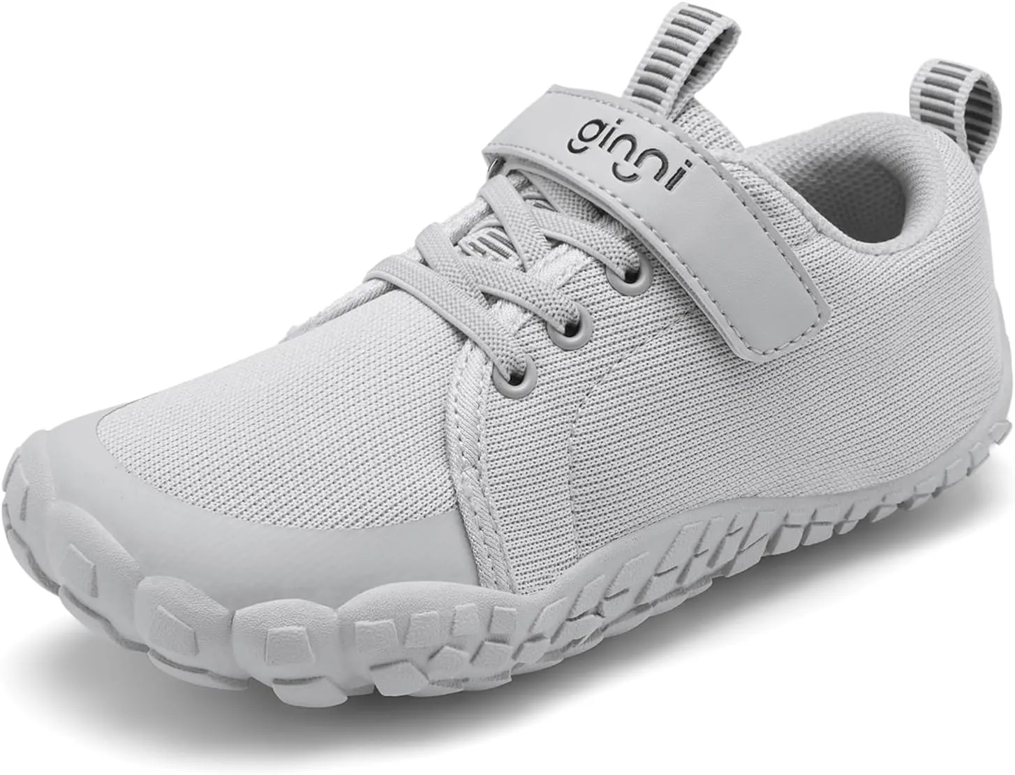 GINNI Boys Girls Barefoot Shoes - Lightweight Walking Running Athletic Sneakers, Breathable Zero Drop, Naturally Splay Wide Toe Box for Toddler, Little and Big Kids