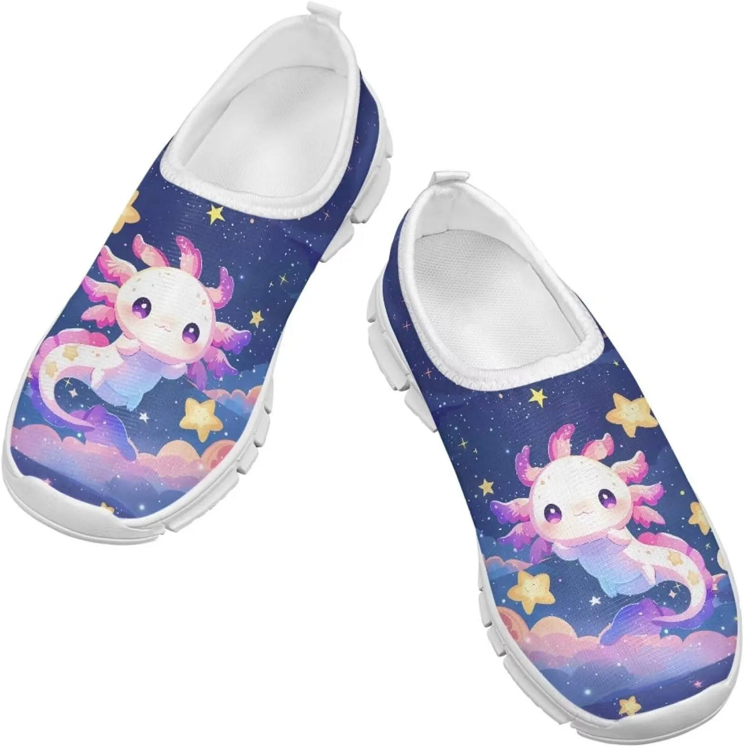 Girls Athletic Shoes Cute Kids Gym Running Slip On Shoes for Girls