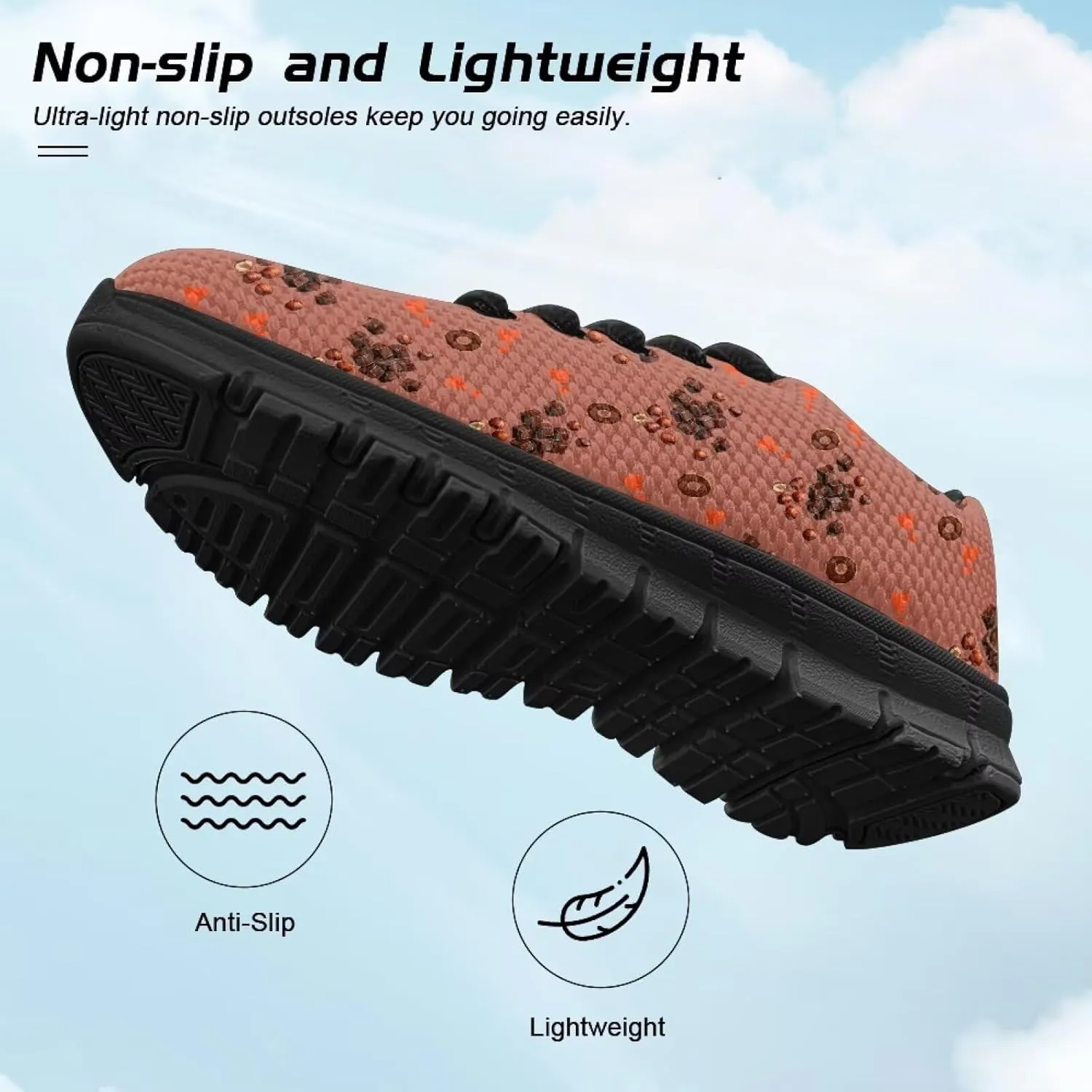 Girls Boys School Casual Sports Sneakers Anti-Skid Slip On Sneakers Stylish Lace-Up Hiking Shoes for Outdoor US Little Kid 11-13 Big Kid 1-5 Black Sole