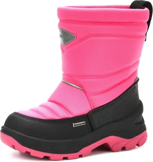 Girls Size 13 US Waterproof Reflective Winter Snow Boots Slip Resistant (Toddler/Little Kid) Pink