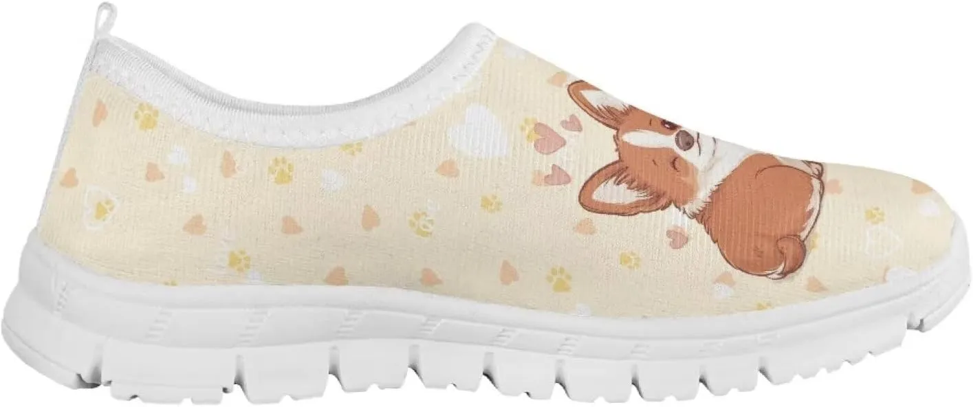 Girls Tennis Shoes Little Kids Slip On Sneakers School Running Shoes