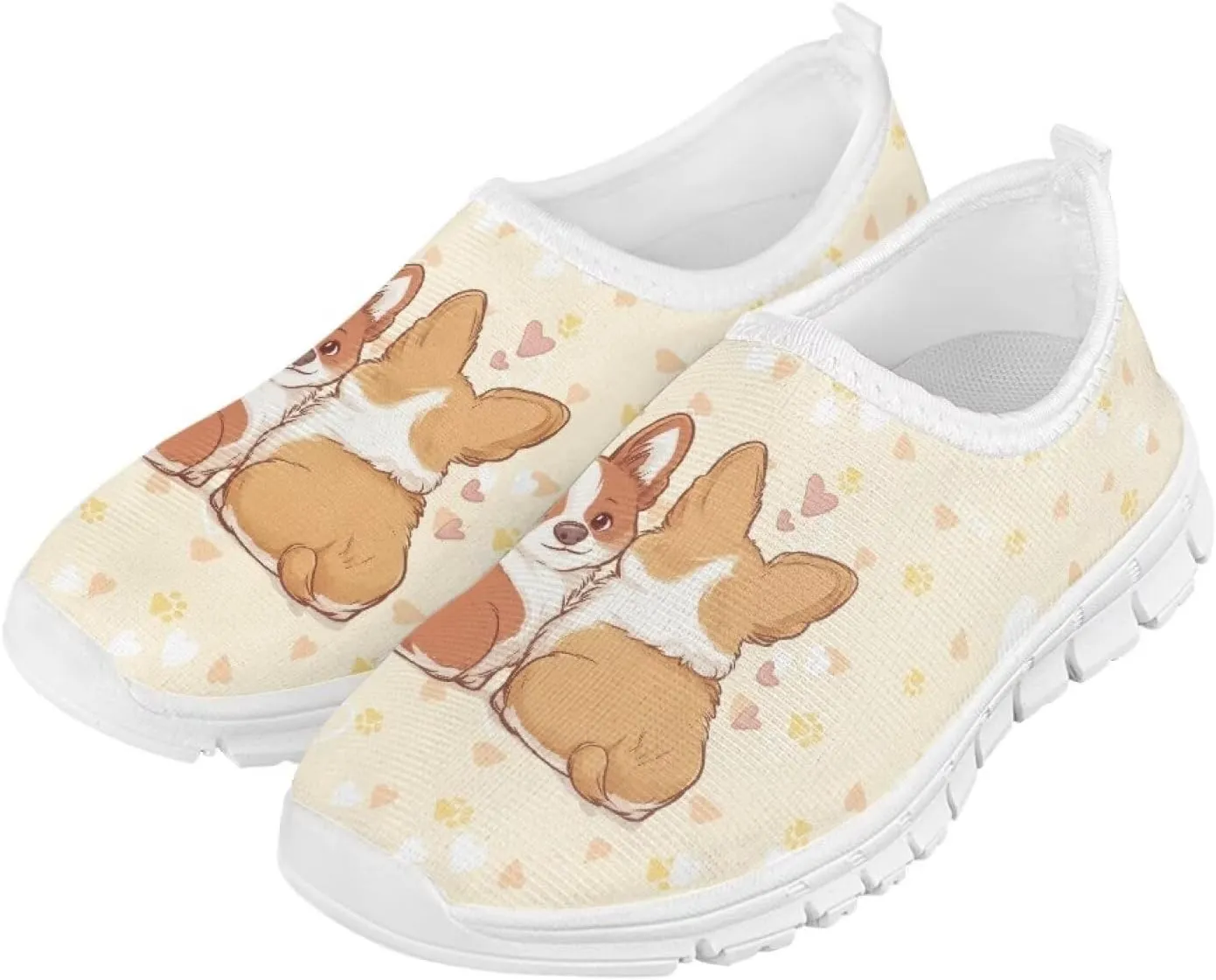 Girls Tennis Shoes Little Kids Slip On Sneakers School Running Shoes