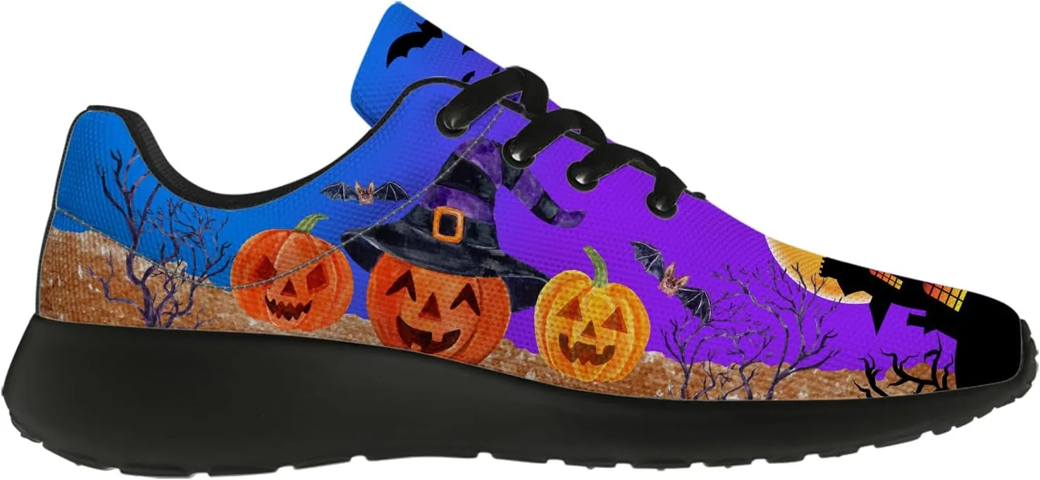 Halloween Shoes for Women Men Running Shoes Walking Sneakers Tennis Shoes Gifts for Women Men