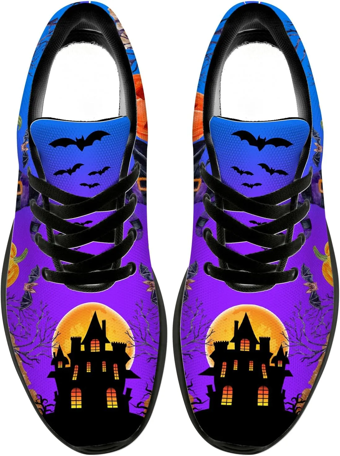 Halloween Shoes for Women Men Running Shoes Walking Sneakers Tennis Shoes Gifts for Women Men
