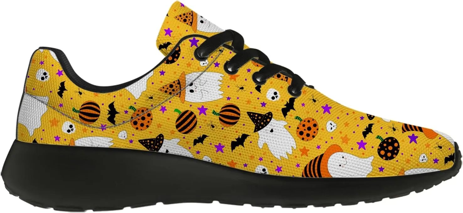 Halloween Shoes Women Men Tennis Shoes Cartoon Sneakers Running Shoes Gifts for Women Men