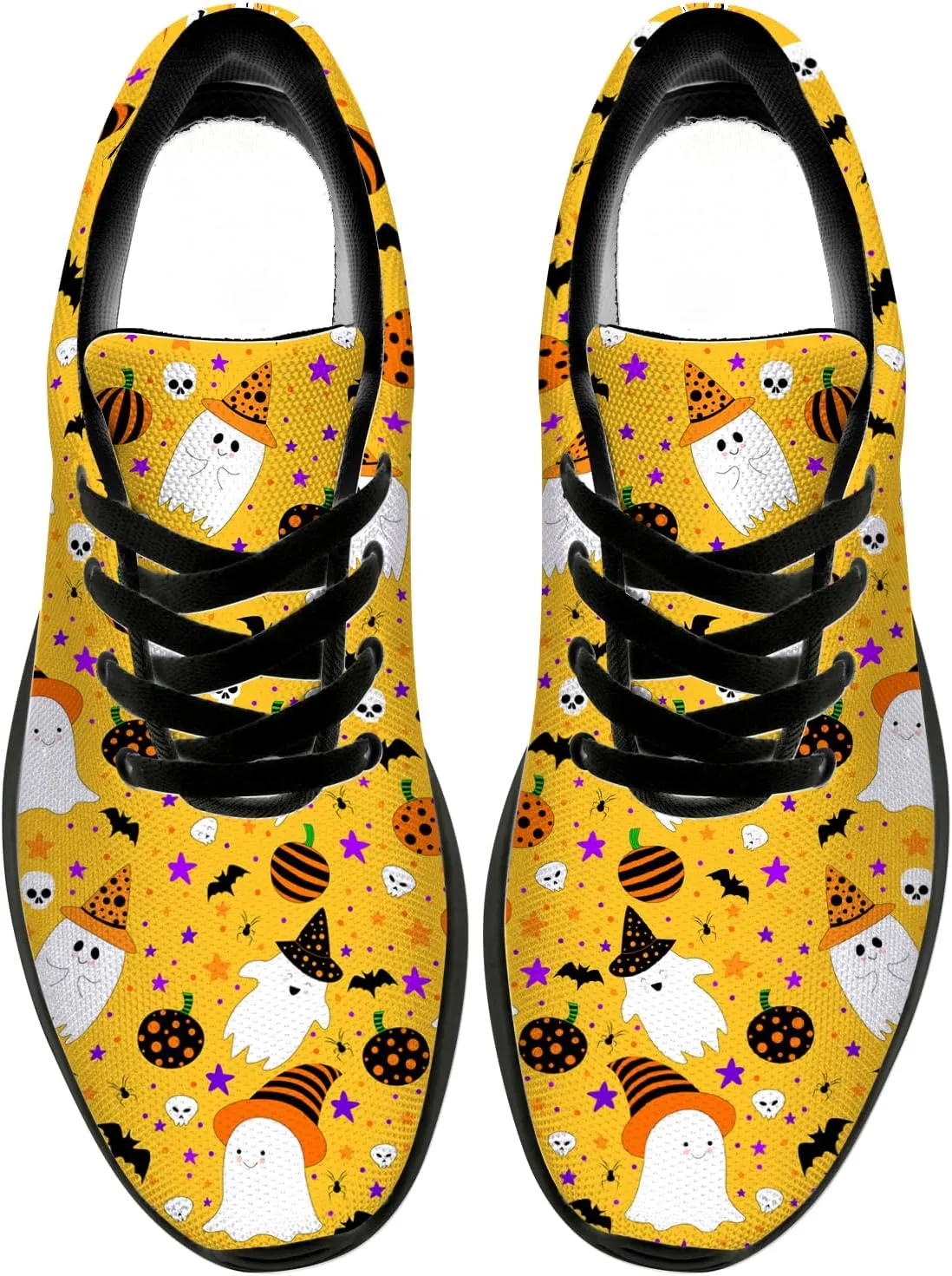 Halloween Shoes Women Men Tennis Shoes Cartoon Sneakers Running Shoes Gifts for Women Men