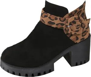 High Heel Ankle Boots for Women Women Fall Boots Womens High Heel Boots Slip On Ankle Boots Womens Ankle Boots Wide Calf Women Platform Wedge Booties Chunky Block Heel Ankle Boots