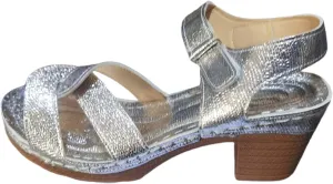 High Heel Sandals for Women Open Toe Strappy Ankle Strap Chunky Block Heel Wedding Shoes