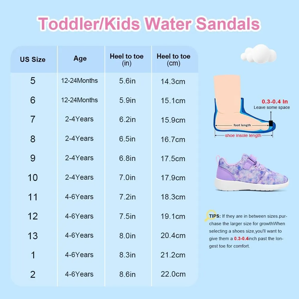 HIITAVE Toddler Tennis Shoes Girls Sneakers Walking Running Athletic Summer Shoes