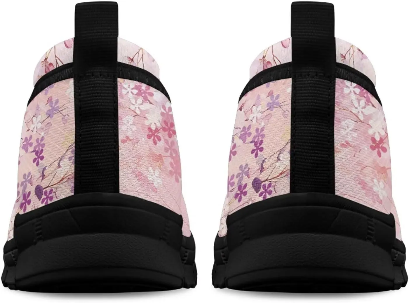 Howilath Dragonfly Print Slip on Shoes Women Casual Flat Shoes Running Shoes Walking Loafers with Anti-Slip Sole