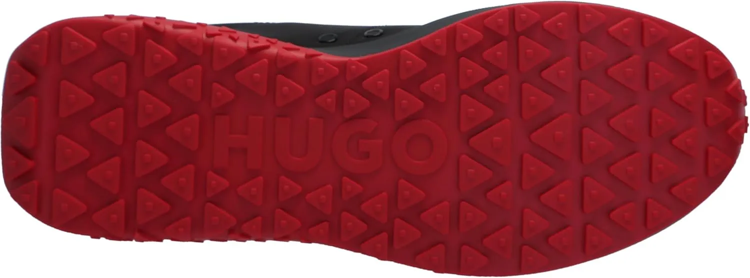 HUGO Men's Running Style Mix Material Sneakers