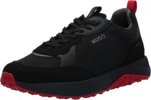 HUGO Men's Running Style Mix Material Sneakers