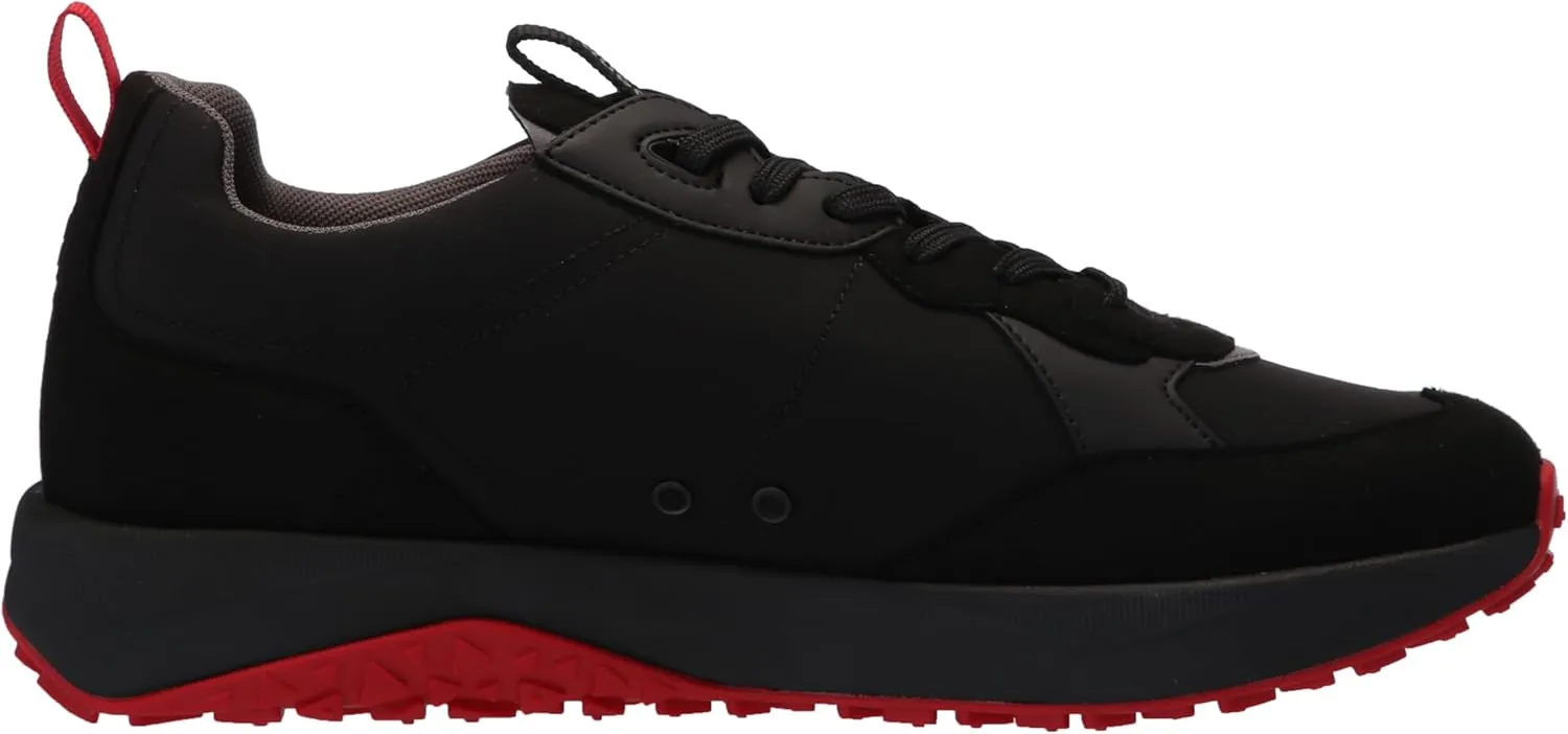 HUGO Men's Running Style Mix Material Sneakers