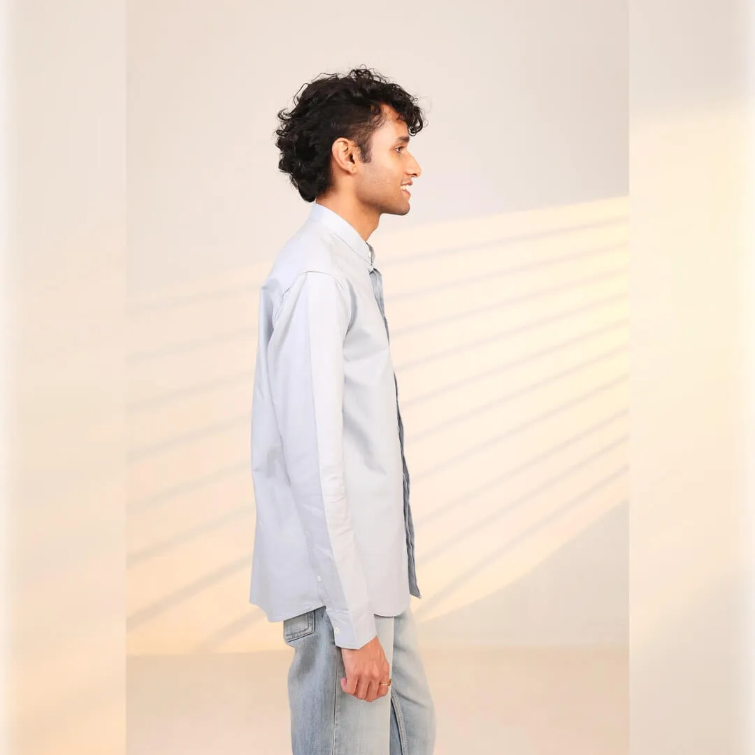 Islands of Loom Organic Cotton Men's Sky Blue Tide Shirt
