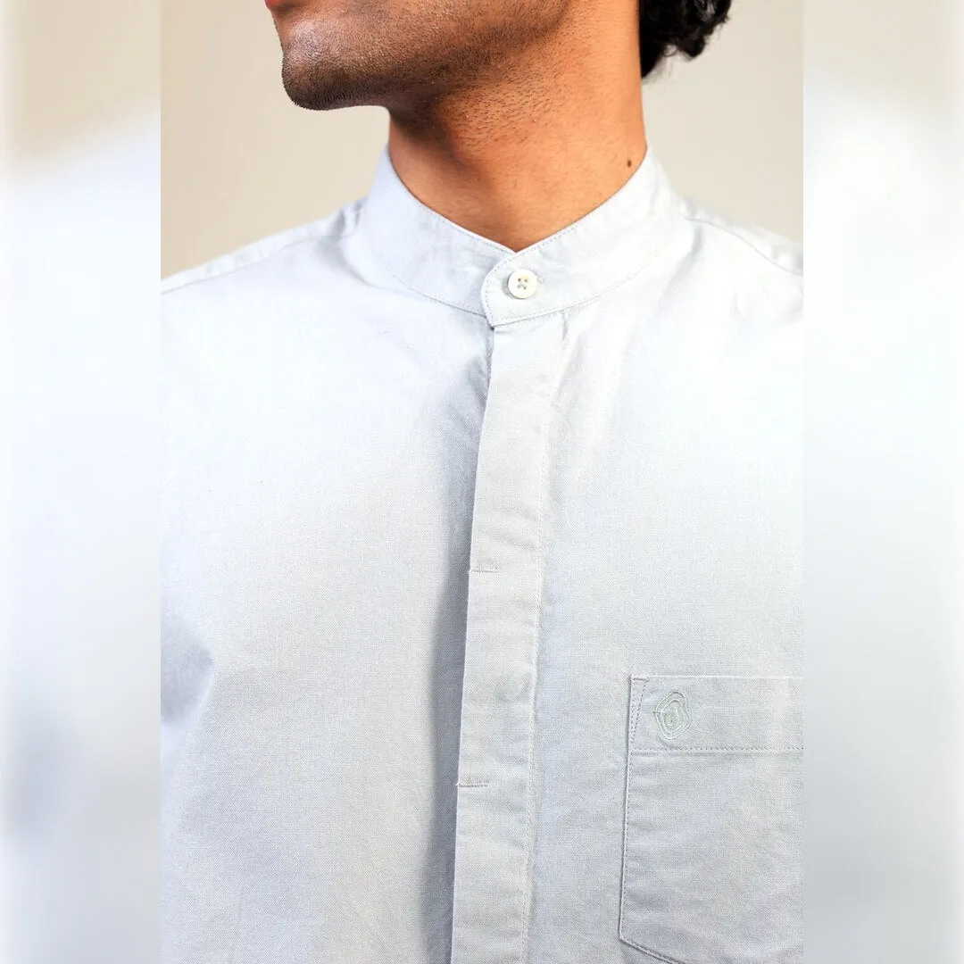 Islands of Loom Organic Cotton Men's Sky Blue Tide Shirt