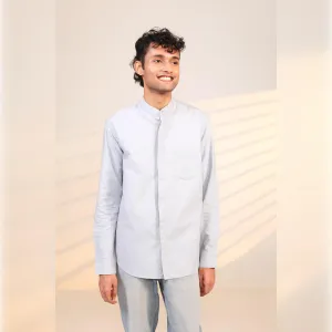 Islands of Loom Organic Cotton Men's Sky Blue Tide Shirt