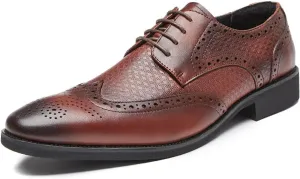 Italian Luxury Men's Genuine Leather Dress Shoes Comfortable Lace Up Monk Strap Loafers Classic Formal Business Shoes Luxury Round Toe Elegant Wedding