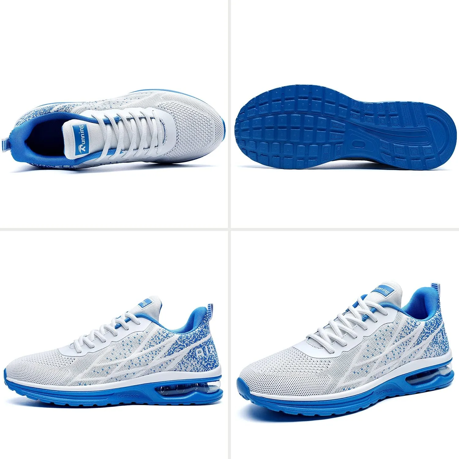 JARLIF Men's Lightweight Athletic Running Shoes Breathable Sport Air Fitness Gym Jogging Sneakers (Size 6.5-12.5)
