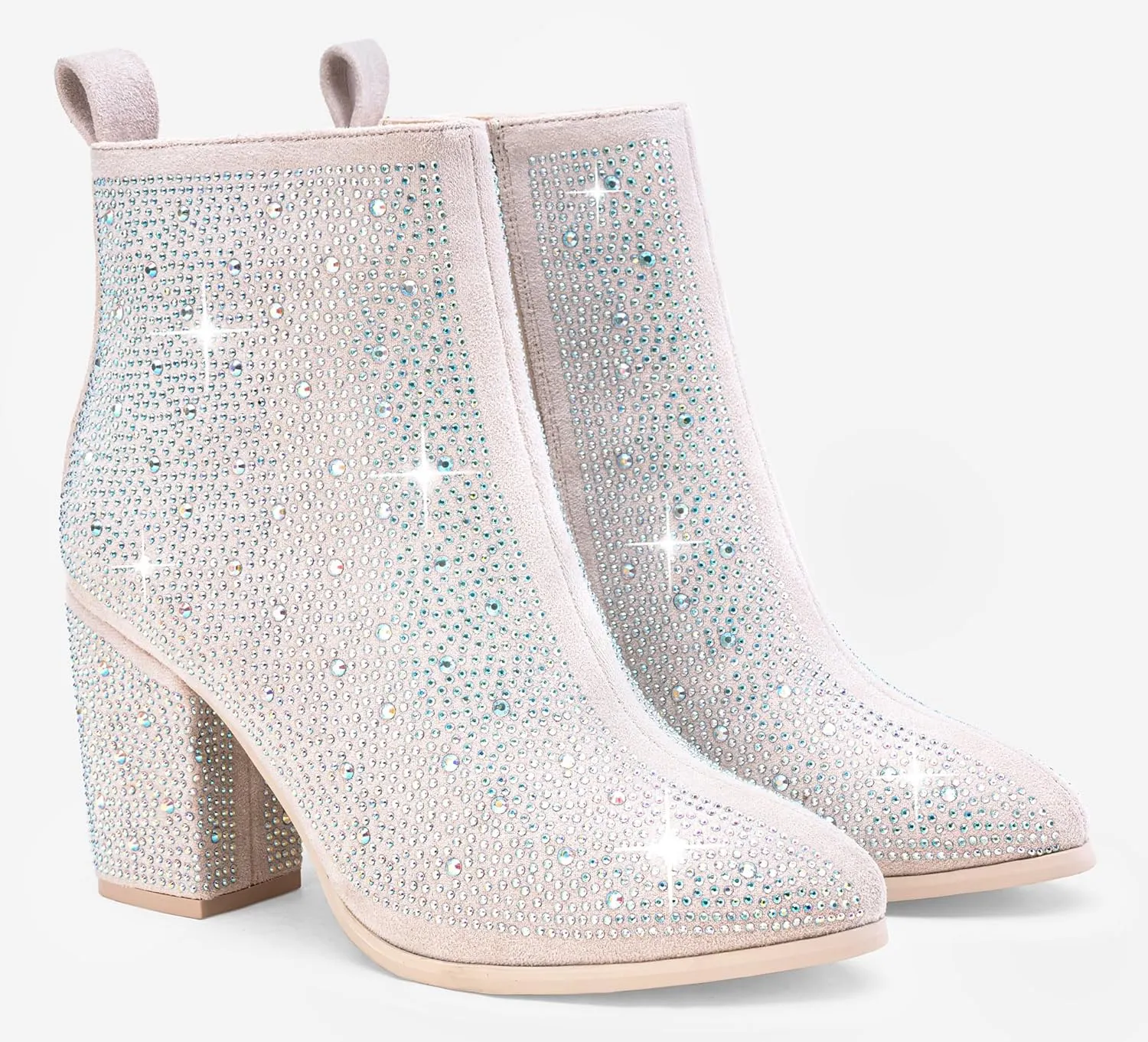Jeossy Women's 9637A Dressy Ankle Boots,Fashion Block Heel Booties