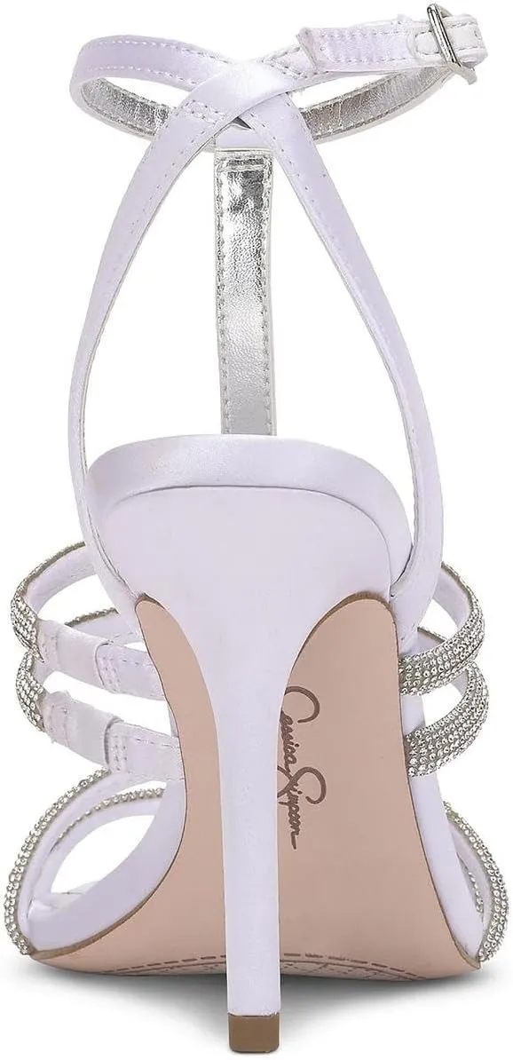 Jessica Simpson Womens Satin Adjustable Pumps
