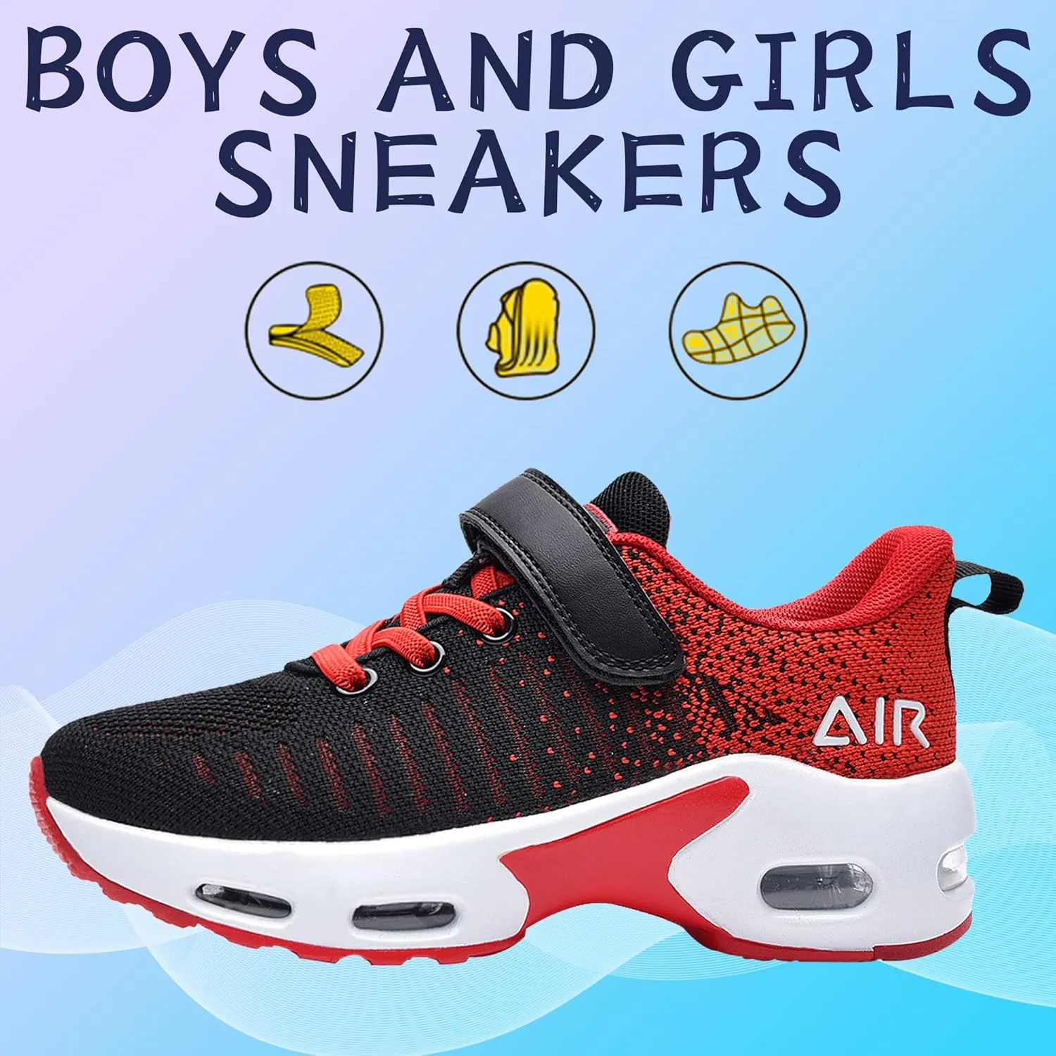 Jinta Shoes Kids Air Shoes Boys Girls Children Tennis Sports Athletic Gym Jogging Running Sneakers