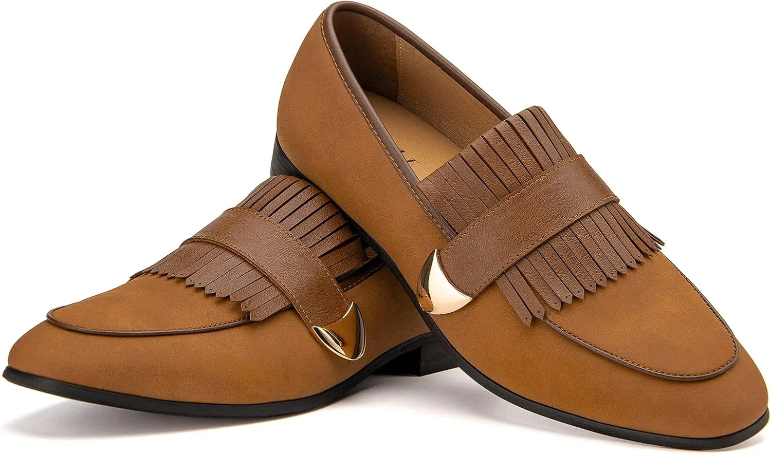 JITAI Mens Loafers Shoes Slip On Driving Shoes Casual Dress Loafer Business Fashion Shoes