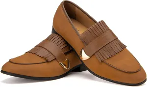 JITAI Mens Loafers Shoes Slip On Driving Shoes Casual Dress Loafer Business Fashion Shoes