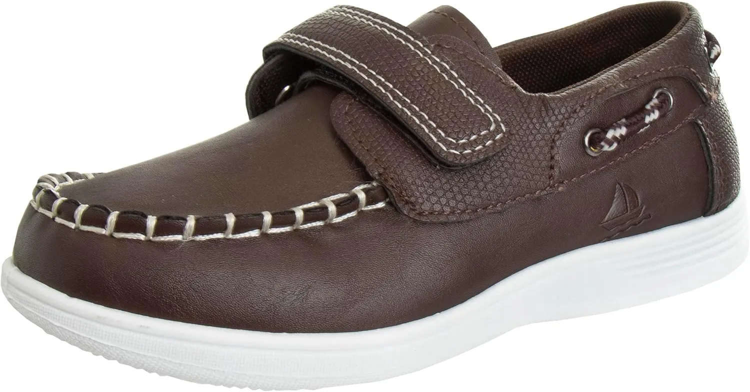 Josmo Kids Moccasin Loafers Boat Shoe for Boys Slipon Casual Dress Shoes (Sizes: 12-13 Little Kid / 1-4 Big Kid)