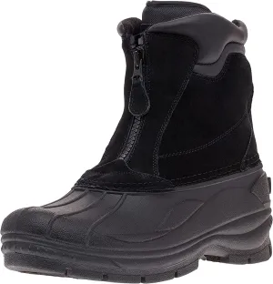 Khombu Men's Paul Insulated Winter Snow Boots with Zipper