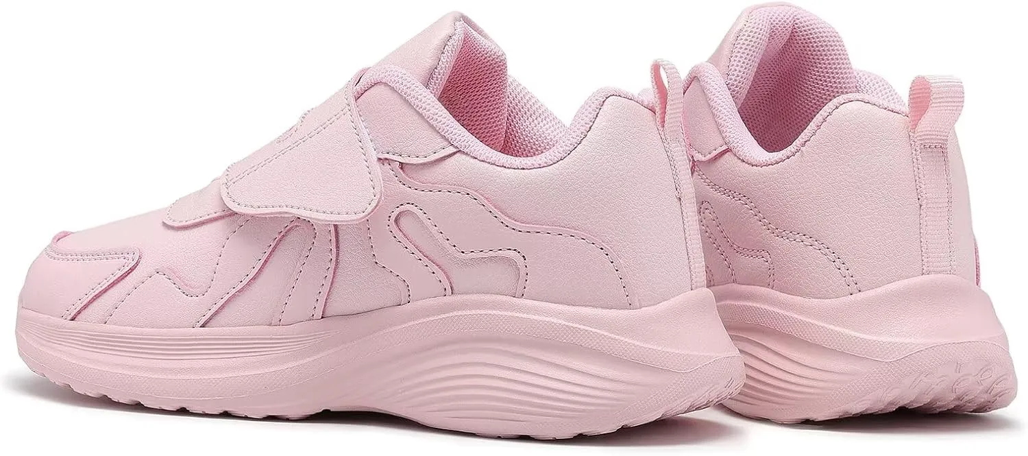 Kid Sneakers Girls Running Shoes Boys Walking Sports Adjustable Strap Sneakers