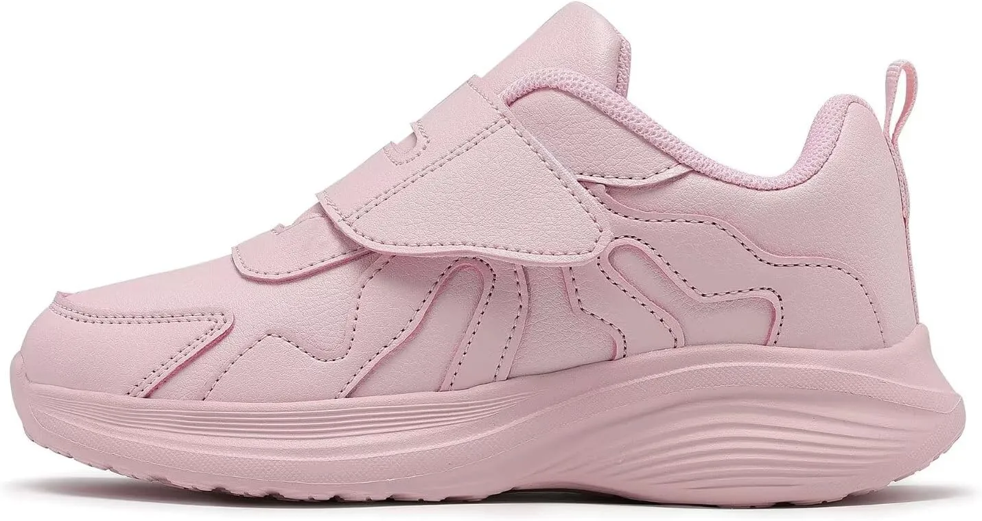 Kid Sneakers Girls Running Shoes Boys Walking Sports Adjustable Strap Sneakers
