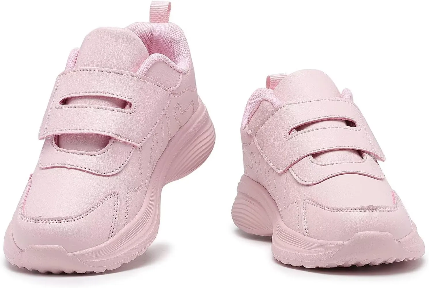 Kid Sneakers Girls Running Shoes Boys Walking Sports Adjustable Strap Sneakers