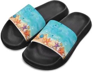 Kids Slides Sandals Non-slip Beach Slides for Girls Boys Waterproof