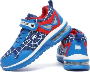 Kids Sneakers Boys Girls Running Tennis Shoes for Walking Athletic Running Lightweight Breathable Mesh Air Cushion Sport Shoes(Toddler/Little Kid/Big Kid)