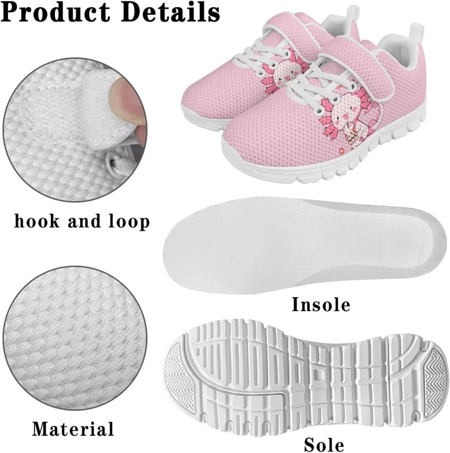 Kids Tennis Shoes School Sneakers for Boys Girls Cute Running Shoes