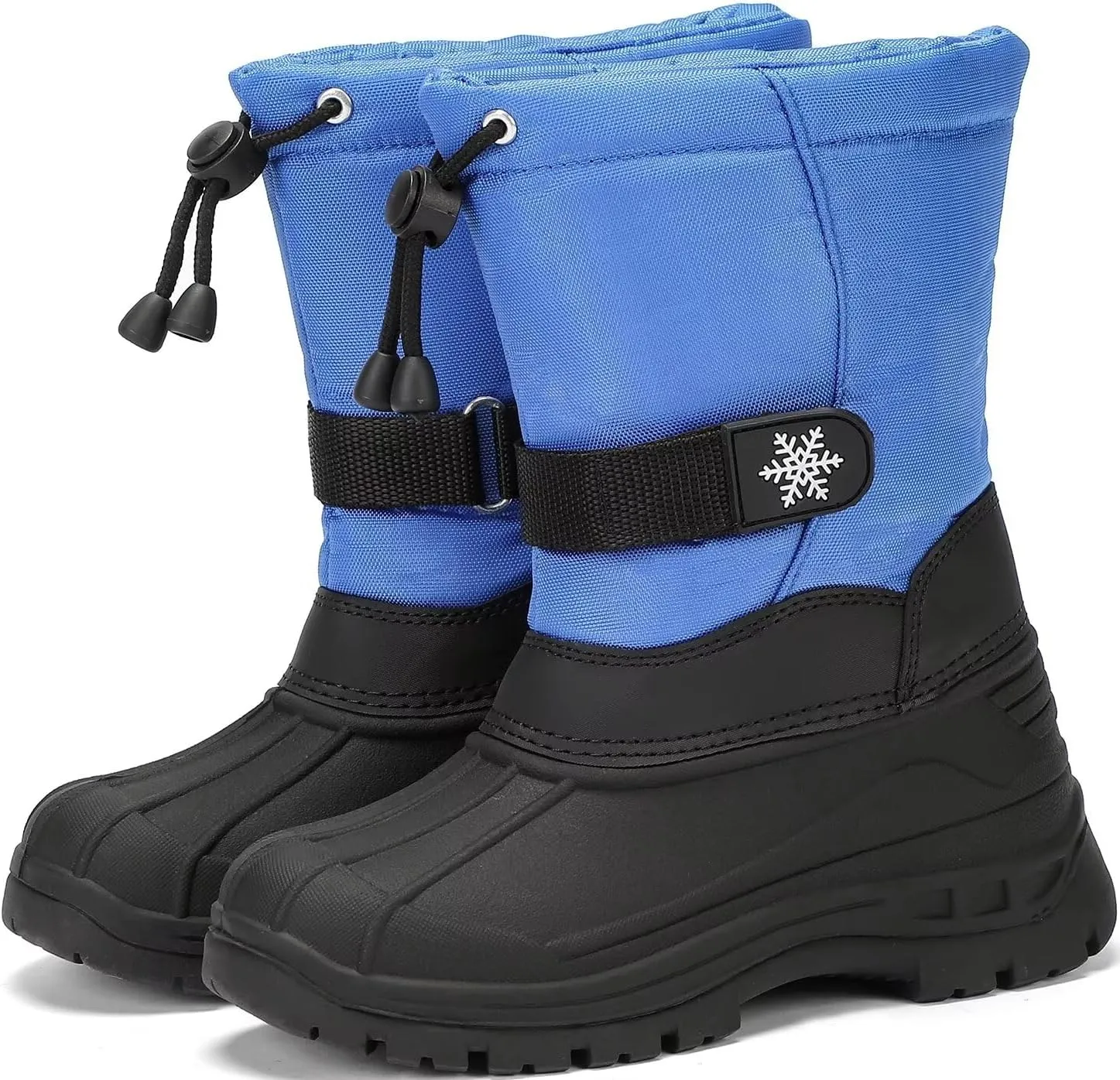 koppu Boys Girls Snow Boots Kids' Waterproof Snow Boots for Winter Slip Resistant Cold Weather Shoes